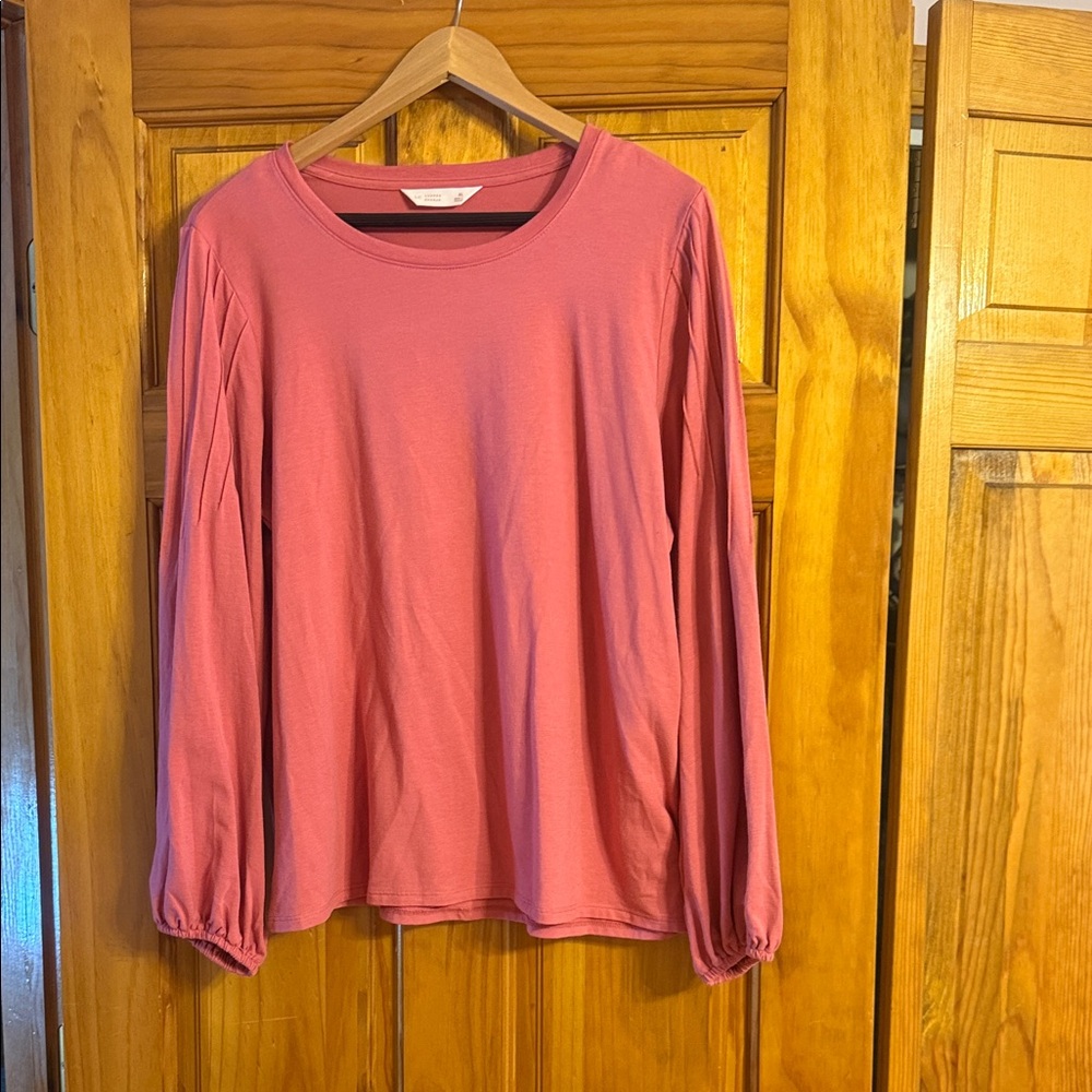 LC Lauren Conrad Pink Long Sleeve Top